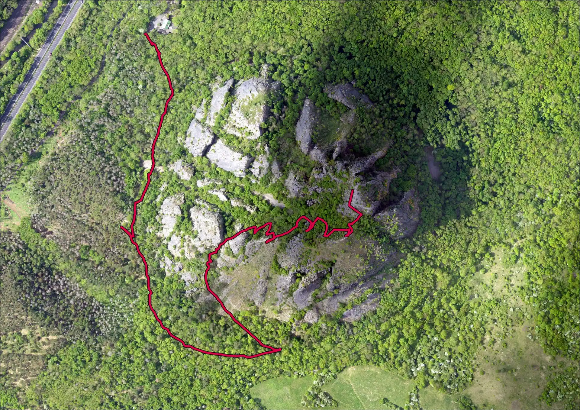 Mapa trasy